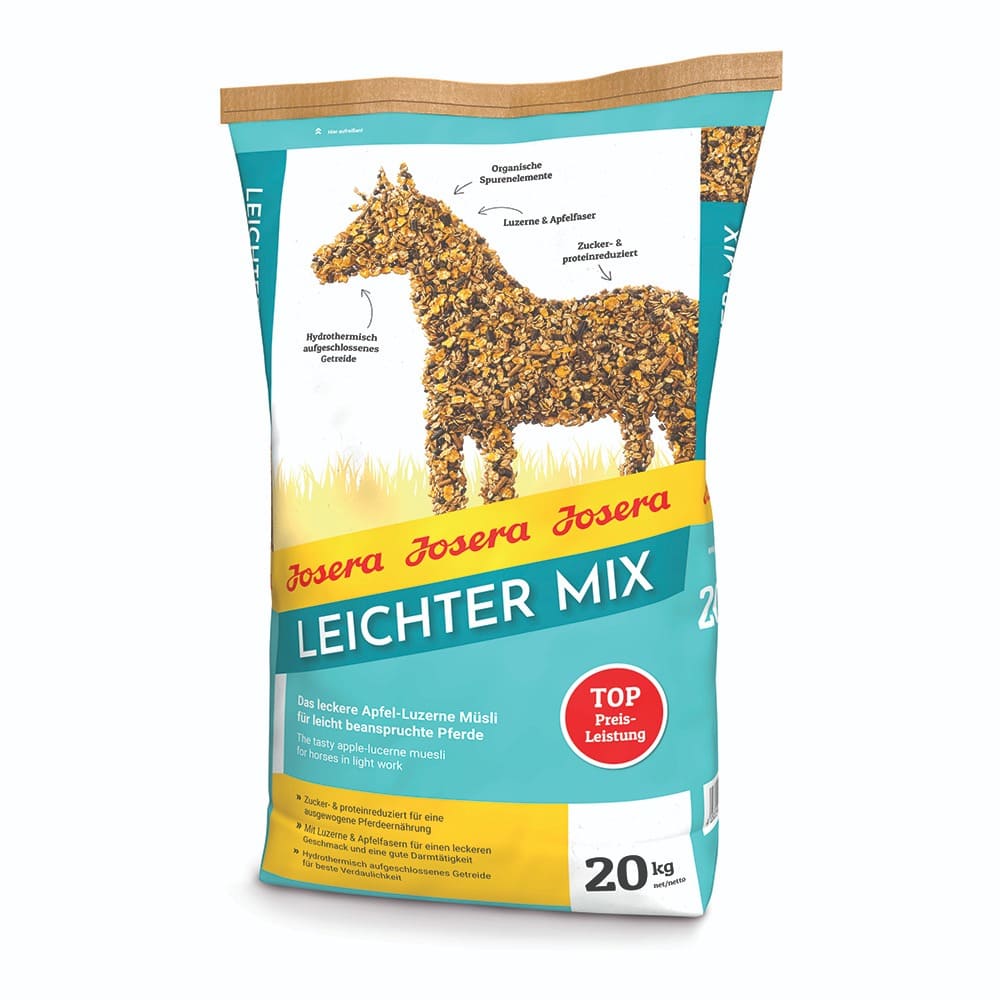 Josera Leichter Mix papildbarība zirgiem 20kg